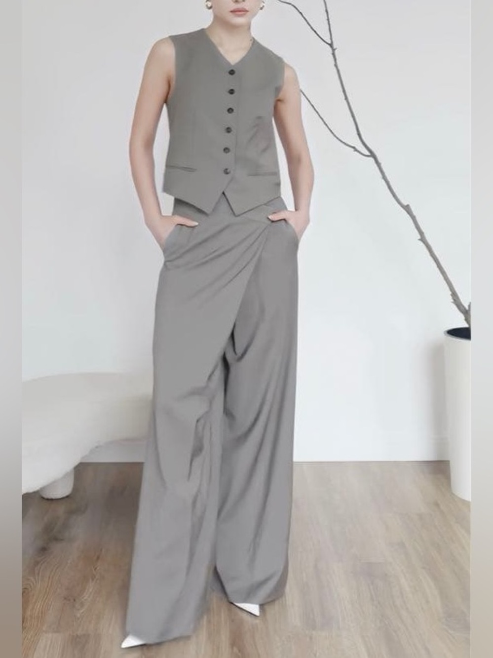 ZARA zw Collection 100% Wool Trousers